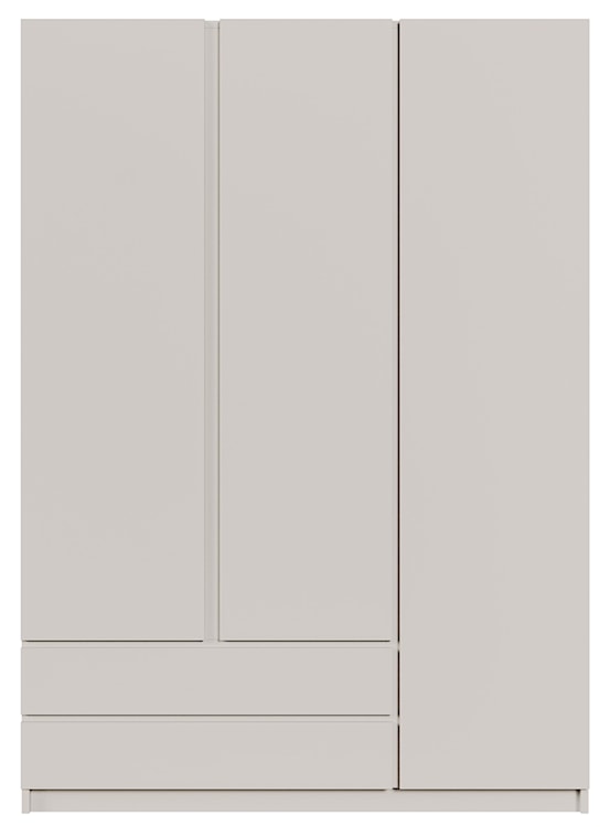 Szafa trzydrzwiowa Bemmi z dwiema szufladami 150 cm kaszmir  - zdjęcie 4