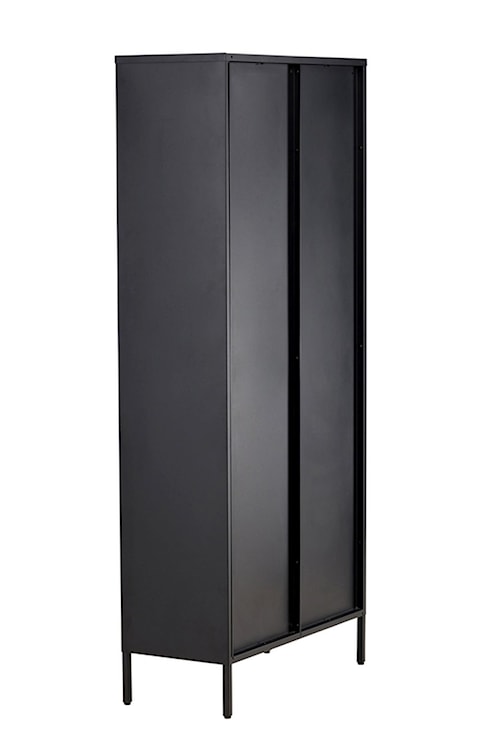 Witryna dwudrzwiowa Bequiti 180x80 cm wysoka czarna  - zdjęcie 10