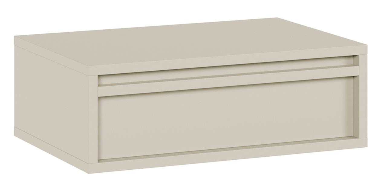 Szafka nocna Evo z szufladą wisząca 50 cm kaszmir  - zdjęcie 2