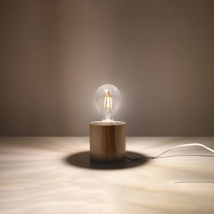 Lampka na biurko Toweave naturalne drewno  - zdjęcie 3