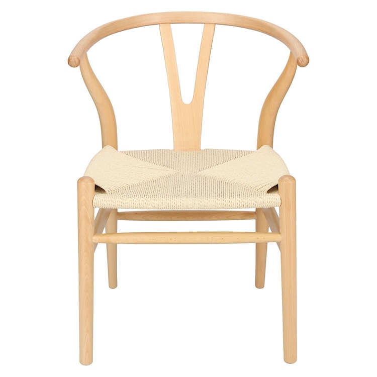 Krzesło drewniane Draak naturalne  - zdjęcie 2