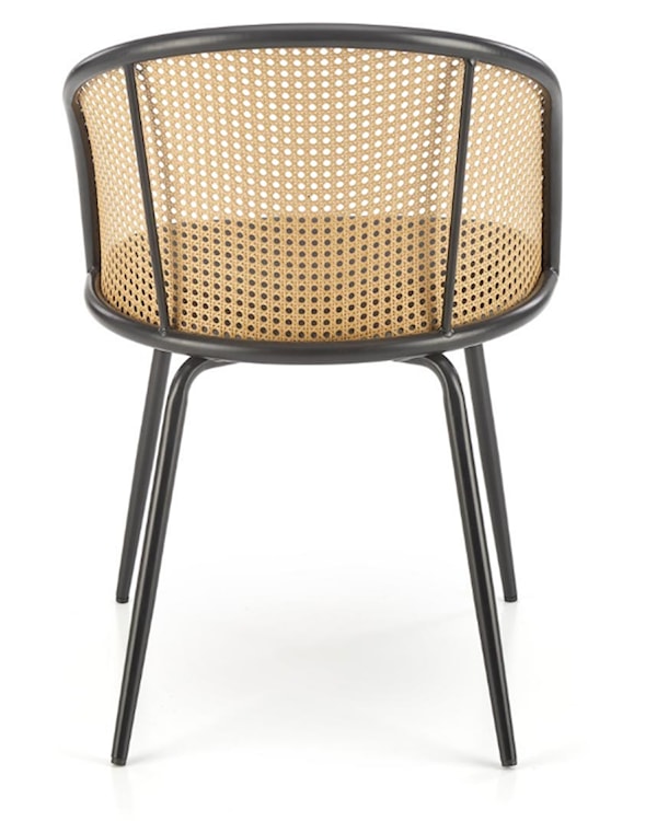 Krzesło z tworzywa Inaches technoratan/ szary velvet  - zdjęcie 6