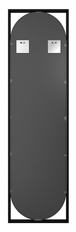 Lustro ścienne Thelmen 132x37 cm w czarnej ramie  - zdjęcie 5