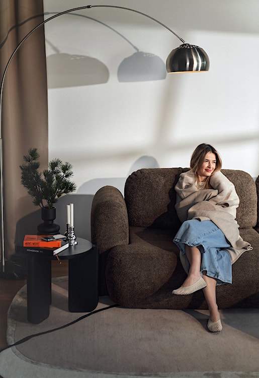 Kanapa rozkładana trzyosobowa Tvoya brązowa boucle  - zdjęcie 10