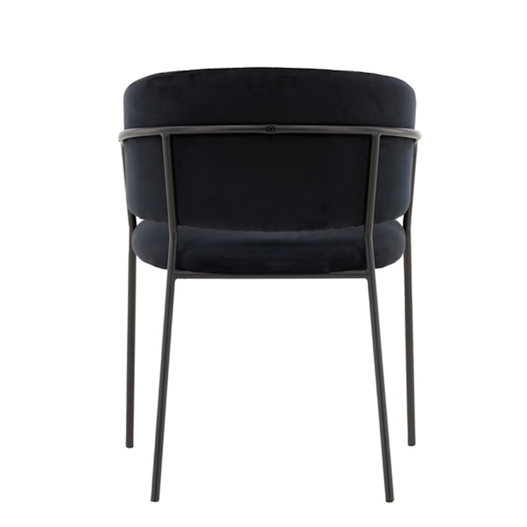 Krzesło tapicerowane Subneth czarny velvet  - zdjęcie 3
