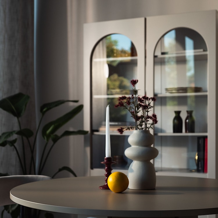 Wazon ceramiczny Velas 26,5 cm beżowy  - zdjęcie 3