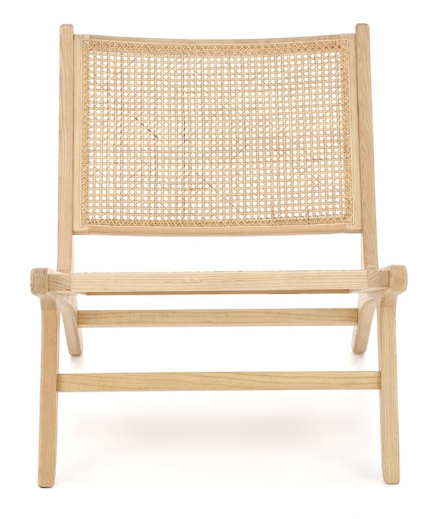 Fotel wypoczynkowy Raphan drewno lite/ rattan  - zdjęcie 6