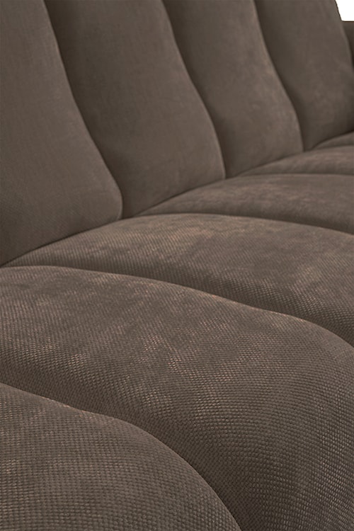 Sofa dwuosobowa Volare brązowa szenil łatwoczyszczący  - zdjęcie 5