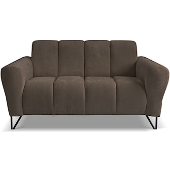 Sofa dwuosobowa Volare brązowa szenil łatwoczyszczący