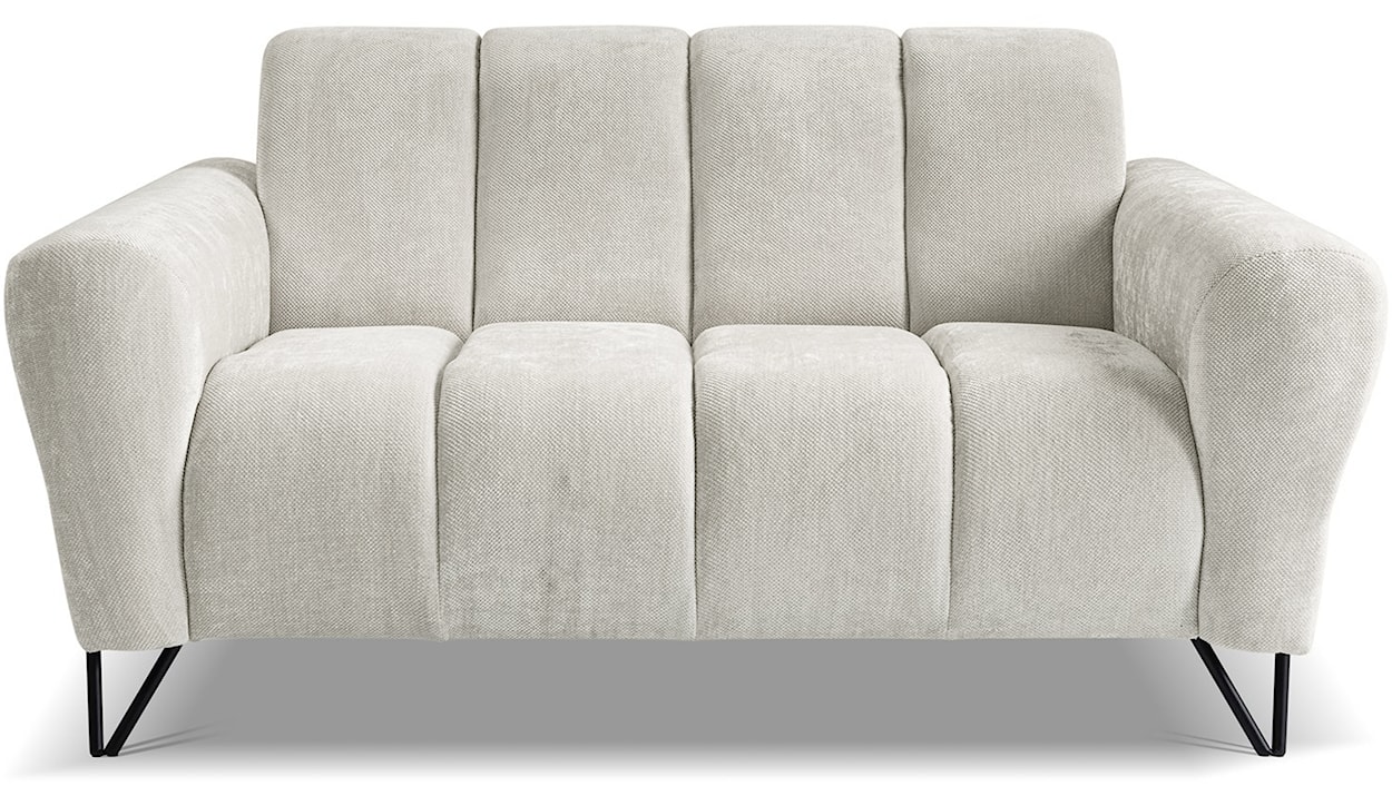Sofa dwuosobowa Volare kremowa szenil łatwoczyszczący 