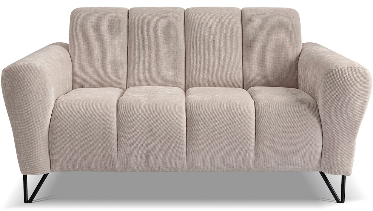 Sofa dwuosobowa Volare beżowa szenil łatwoczyszczący 