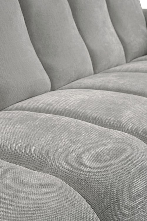 Sofa trzyosobowa Volare jasnoszara szenil łatwoczyszczący  - zdjęcie 5