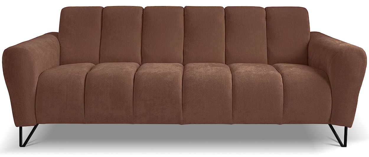 Sofa trzyosobowa Volare miedziana szenil łatwoczyszczący 