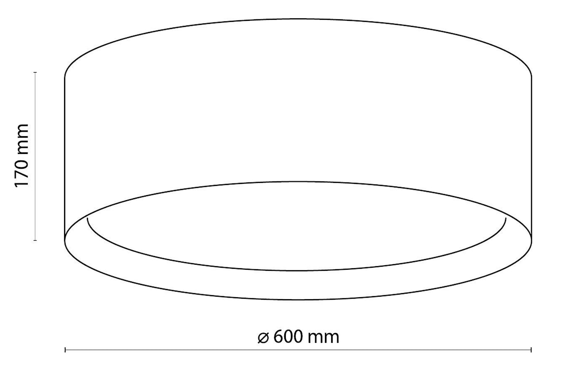 Plafon Vouppo średnica 60 cm juta  - zdjęcie 4