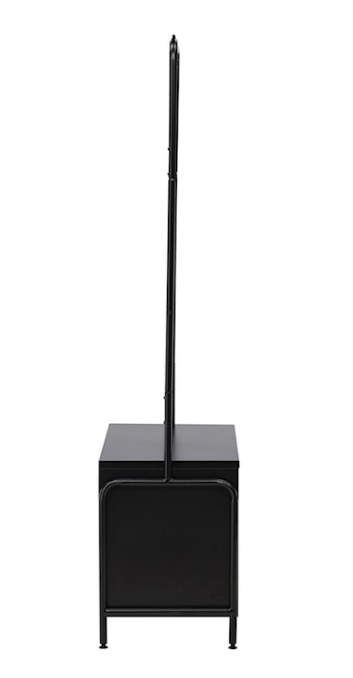 Wieszak stojący Feriall 175x100 cm z dużą szufladą czarny  - zdjęcie 8