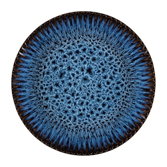 Talerz płytki Cosmos 21 cm ceramiczny niebieski