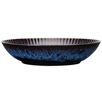 Talerz głęboki Cosmos 22 cm ceramiczny niebieski
