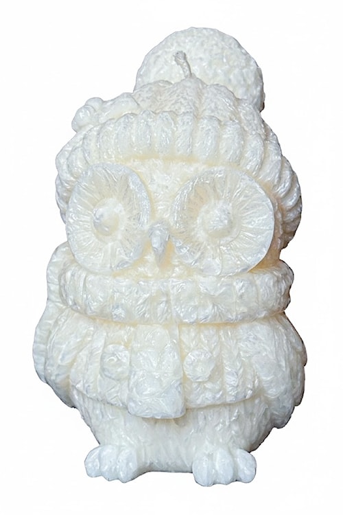 Świeca z wosku palmowego Christmas Owl 320 g 