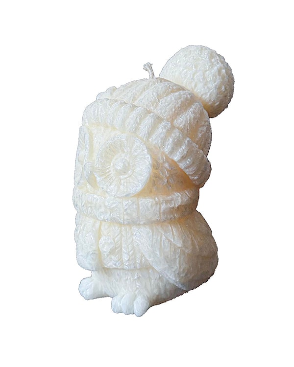 Świeca z wosku palmowego Christmas Owl 320 g  - zdjęcie 4