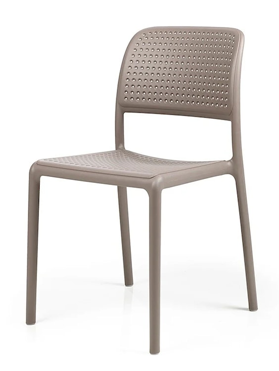 Krzesło ogrodowe Bora Nardi z certyfikowanego tworzywa brązowe
