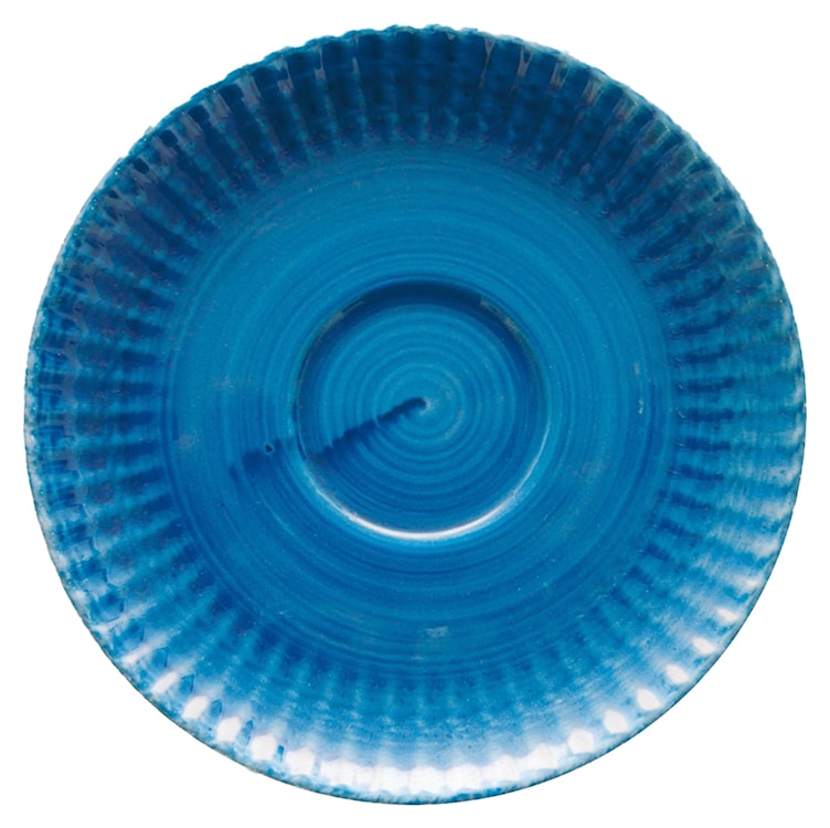 Serwis obiadowy porcelanowy dla 6 os. Daisy biało-niebieski  - zdjęcie 4