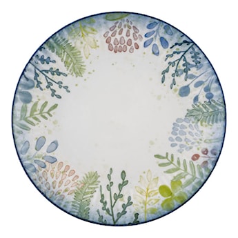 Talerz płytki porcelanowy Daisy 27 cm wielokolorowy