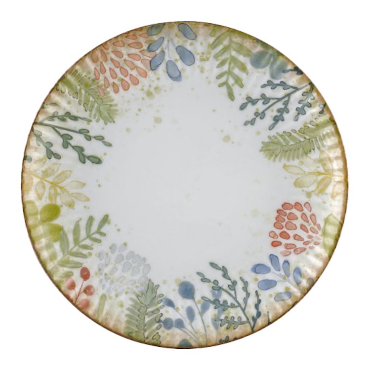 Talerz płytki porcelanowy Daisy 20,5 cm wielokolorowy 