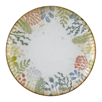 Talerz płytki porcelanowy Daisy 20,5 cm wielokolorowy
