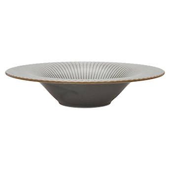 Talerz głęboki do pasty porcelanowy Art. 30 cm ciemnoszary
