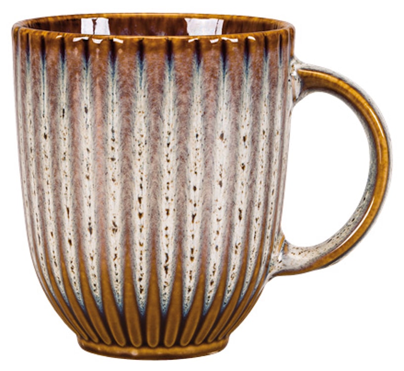 Kubek Desert 350 ml ceramiczny niebiesko-brązowy 