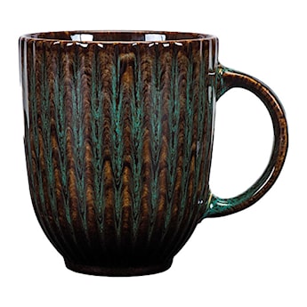Kubek Jade 350 ml ceramiczny ciemnozielony