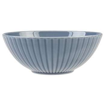 Zestaw 6 misek salaterek porcelanowych Daisy 17 cm szaroniebieski