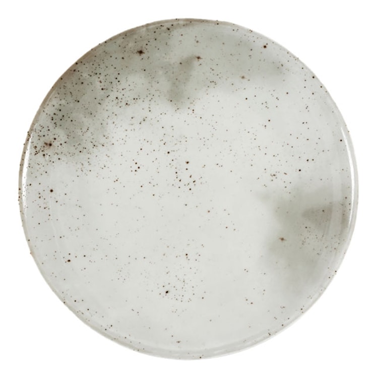 Talerz płytki porcelanowy Boss 27 cm biało-szary 