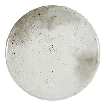 Talerz płytki porcelanowy Boss 27 cm biało-szary