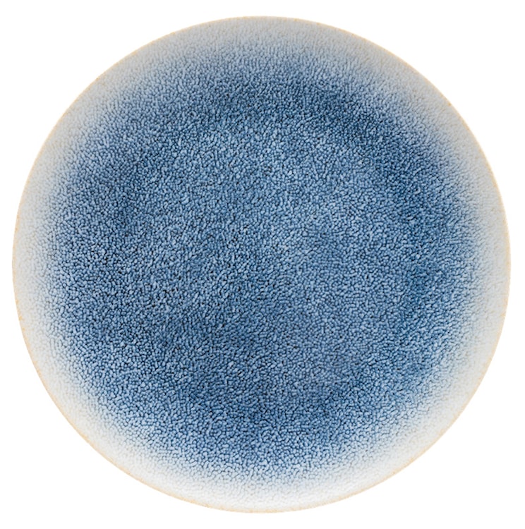 Talerz płytki porcelanowy Boss 27 cm niebiesko-beżowy 