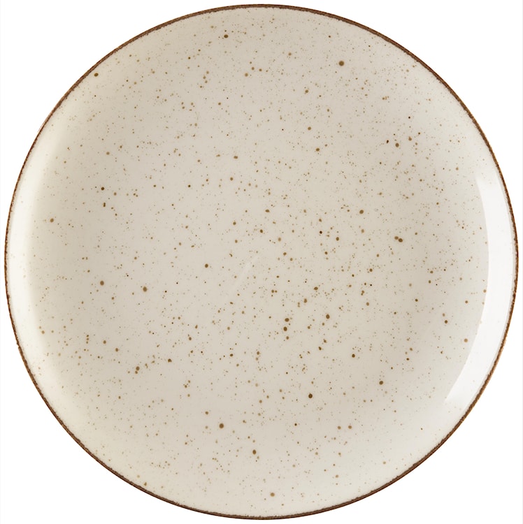 Talerz płytki porcelanowy Boss 20,5 cm beżowy 