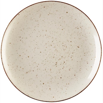Talerz płytki porcelanowy Boss 20,5 cm beżowy