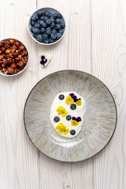 Talerz płytki porcelanowy Boss 20,5 cm brązowy  - zdjęcie 3