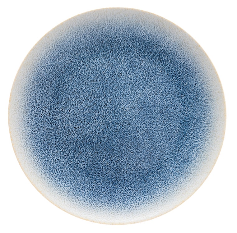 Talerz płytki porcelanowy Boss 20,5 cm niebiesko-beżowy 