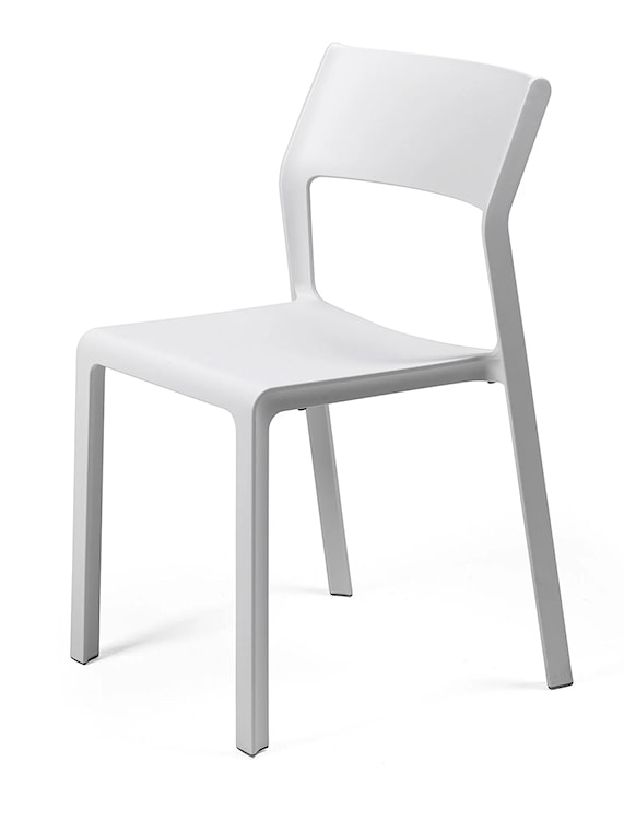 Zestaw balkonowy okrągły stół Spritz 60 cm i 2 krzesła Trill Nardi z certyfikowanego tworzywa biały  - zdjęcie 3