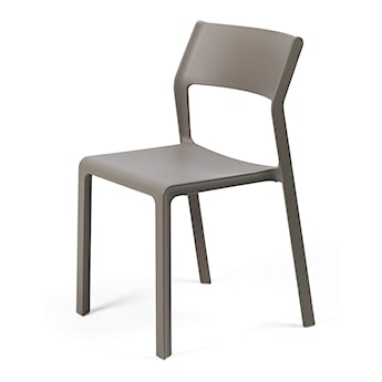 Krzesło ogrodowe Trill Nardi z certyfikowanego tworzywa brązowe