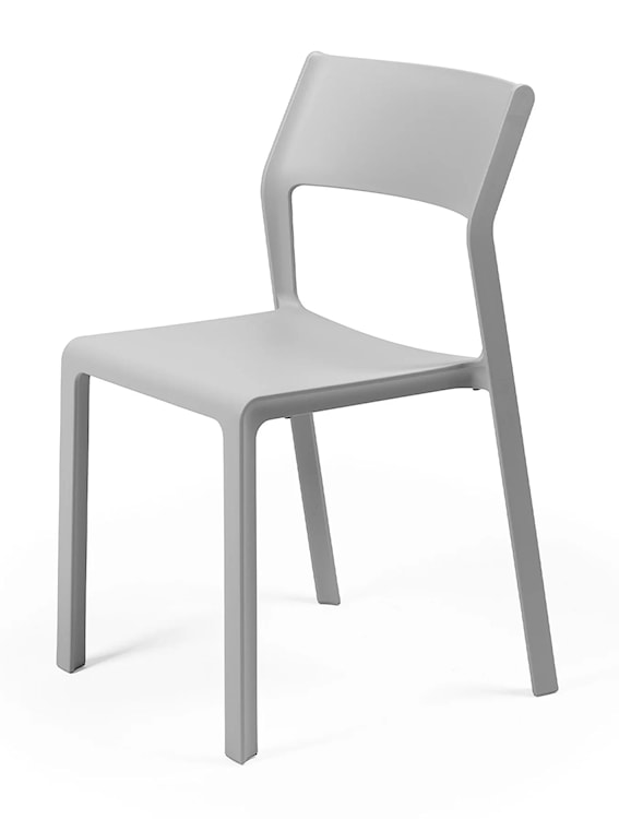 Krzesło ogrodowe Trill Nardi z certyfikowanego tworzywa szare