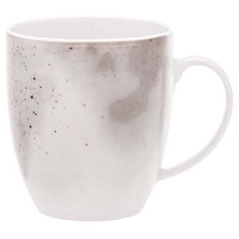 Kubek porcelanowy Boss 380 ml biało-szary