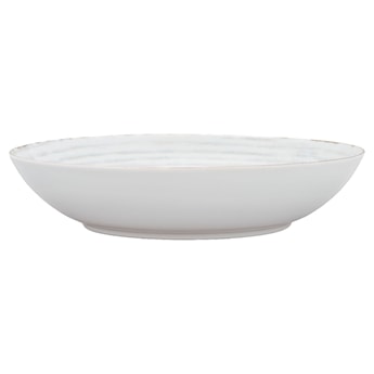 Talerz głęboki porcelanowy Roma 22 cm szary