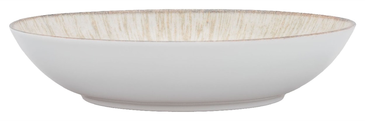 Talerz głęboki porcelanowy Roma 22 cm brązowy 