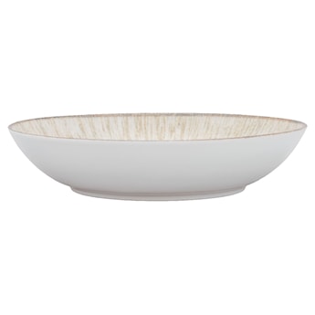 Talerz głęboki porcelanowy Roma 22 cm brązowy