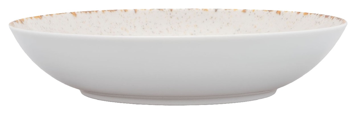 Talerz głęboki porcelanowy Roma 22 cm kremowy 
