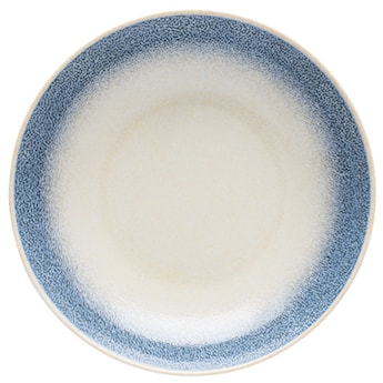 Talerz głęboki porcelanowy Roma 22 cm niebiesko-beżowy