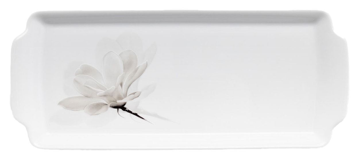Taca porcelanowa Magnolia 35 cm biała 