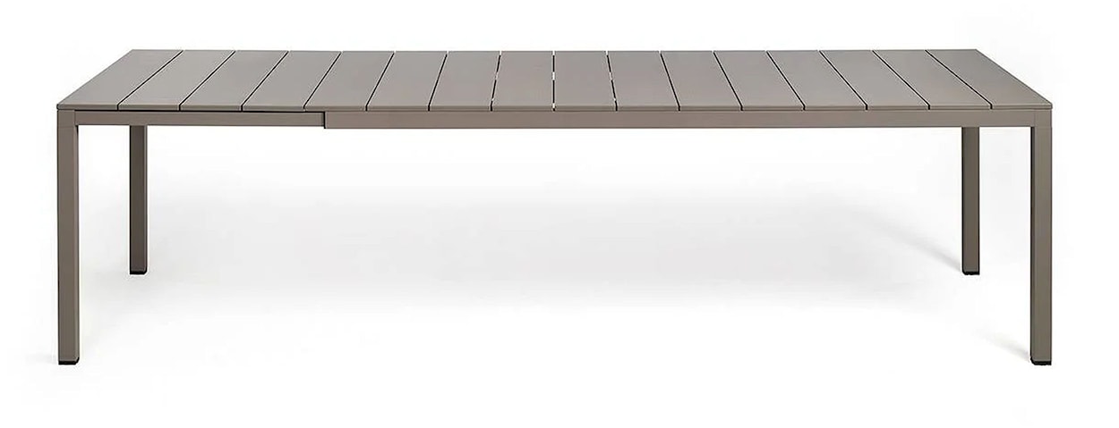 Rozkładany stół ogrodowy Rio Nardi 210-280x100 cm z certyfikowanego tworzywa brązowy